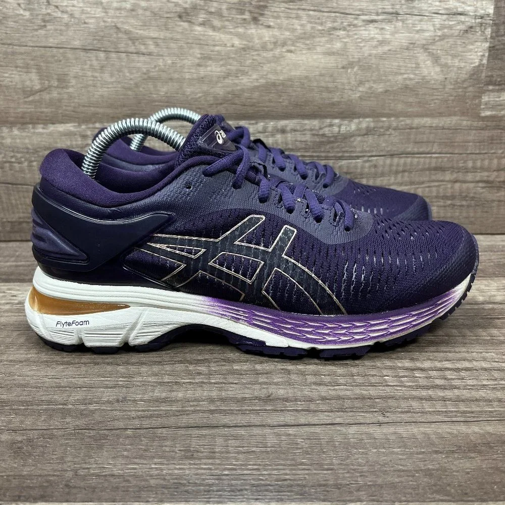 Asics Gel-Kayano 25 Purple Womens US Size 7 EUR 38 1012A471 Running Shoes